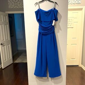 Elegant Blue Jumpsuit